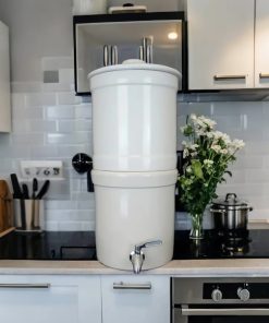 Alternative view of BeyondWater Purestone Artisan Gravity Filtration System - Bristol White