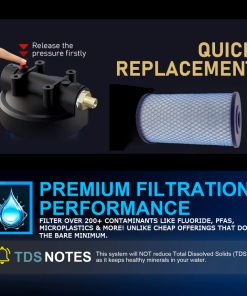 Alternative view of BeyondWater Big Blue Under Counter Filtration System