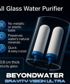 Alternative view of BeyondWater Gravity Vision Ultra Glass w/ Wood Stand